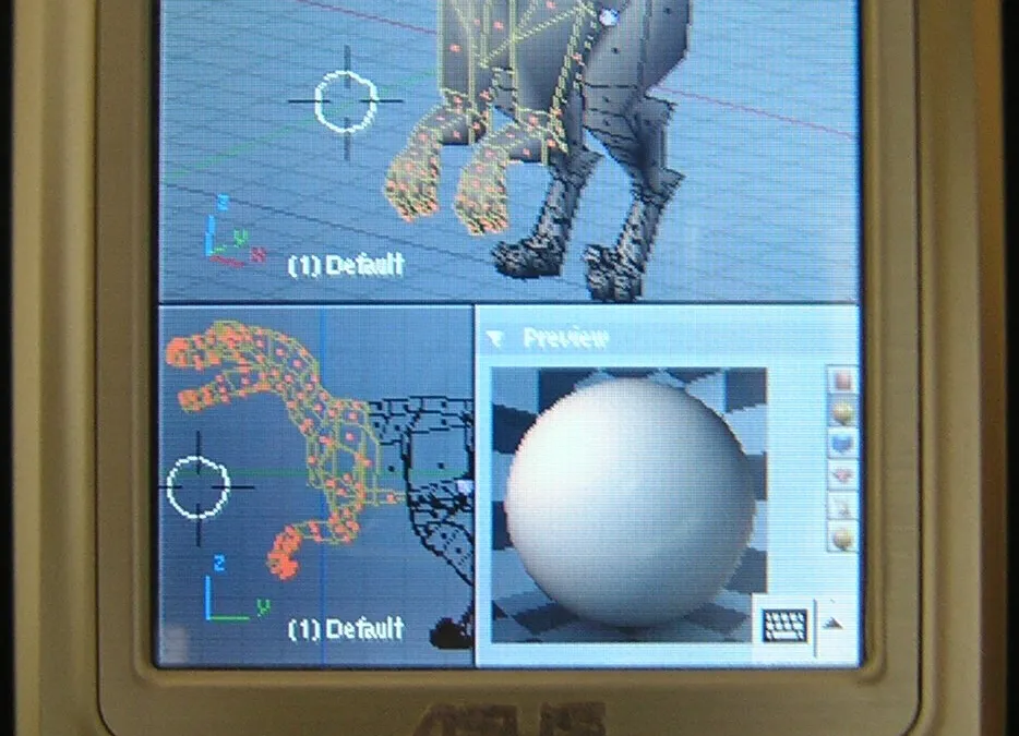BlenderPocket - Porting Blender 3D to mobile (PDA/PocketPC) back in the 2000s